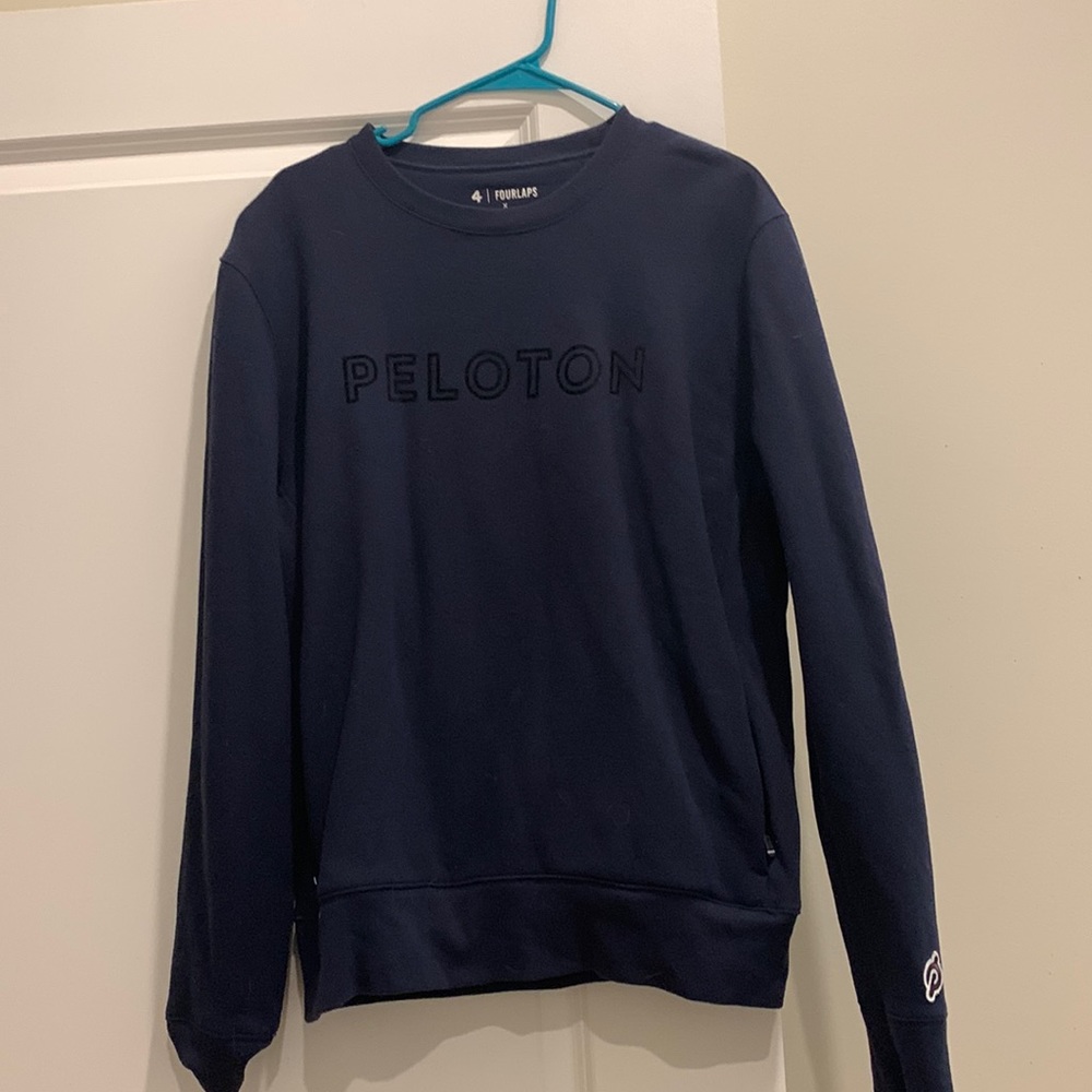 Pelton x Fourlaps Navy Mens Sweatshirt